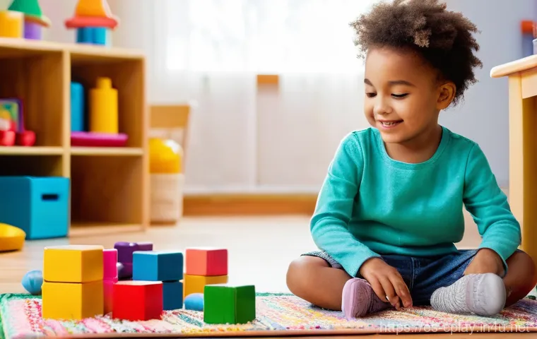 놀이치료사의 하루 일과 - **Prompt 1: The First Encounter in a Welcoming Playroom**
    "A bright, inviting play therapy room,...