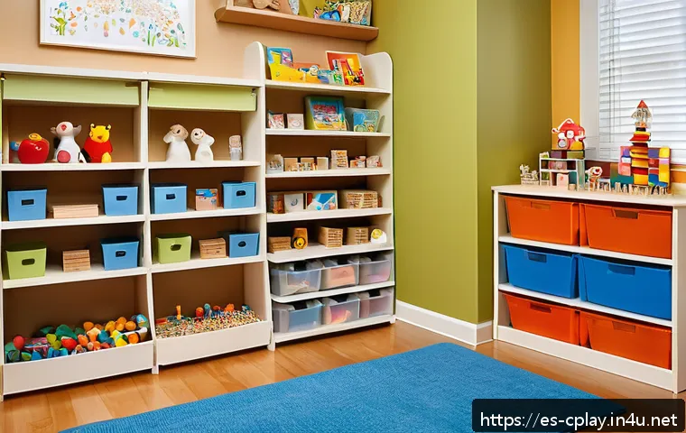 놀이치료사 협회 가입과 활동 - A warm and inviting therapy room designed for child play therapy, featuring colorful shelves filled ...